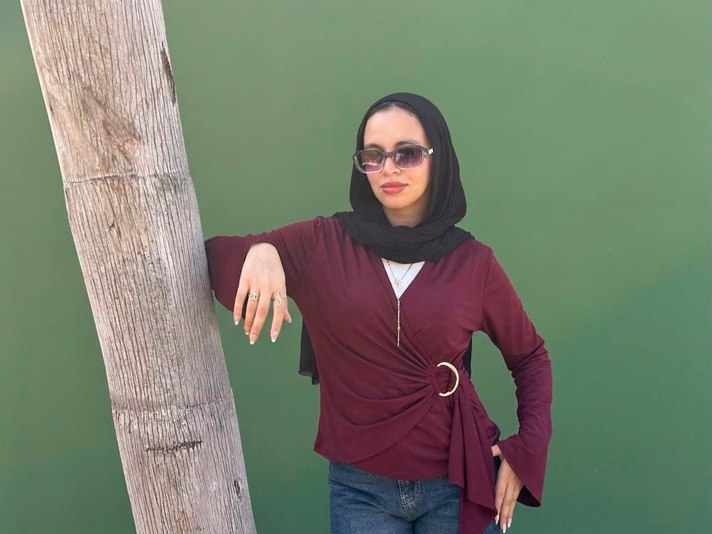Ring Wrap Blouse